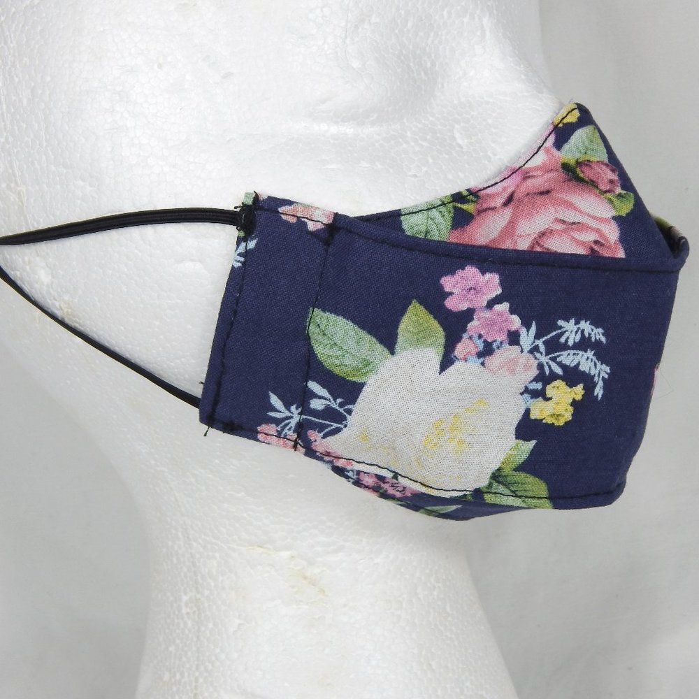 Super Cute Handmade Face Mask Girls 5-10yo. floral
